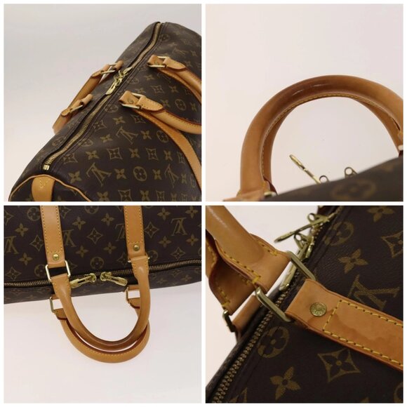 LOUIS VUITTON Monogram Keepall 45 Boston Bag M41428 LV Auth 138601 - Picture 16 of 16